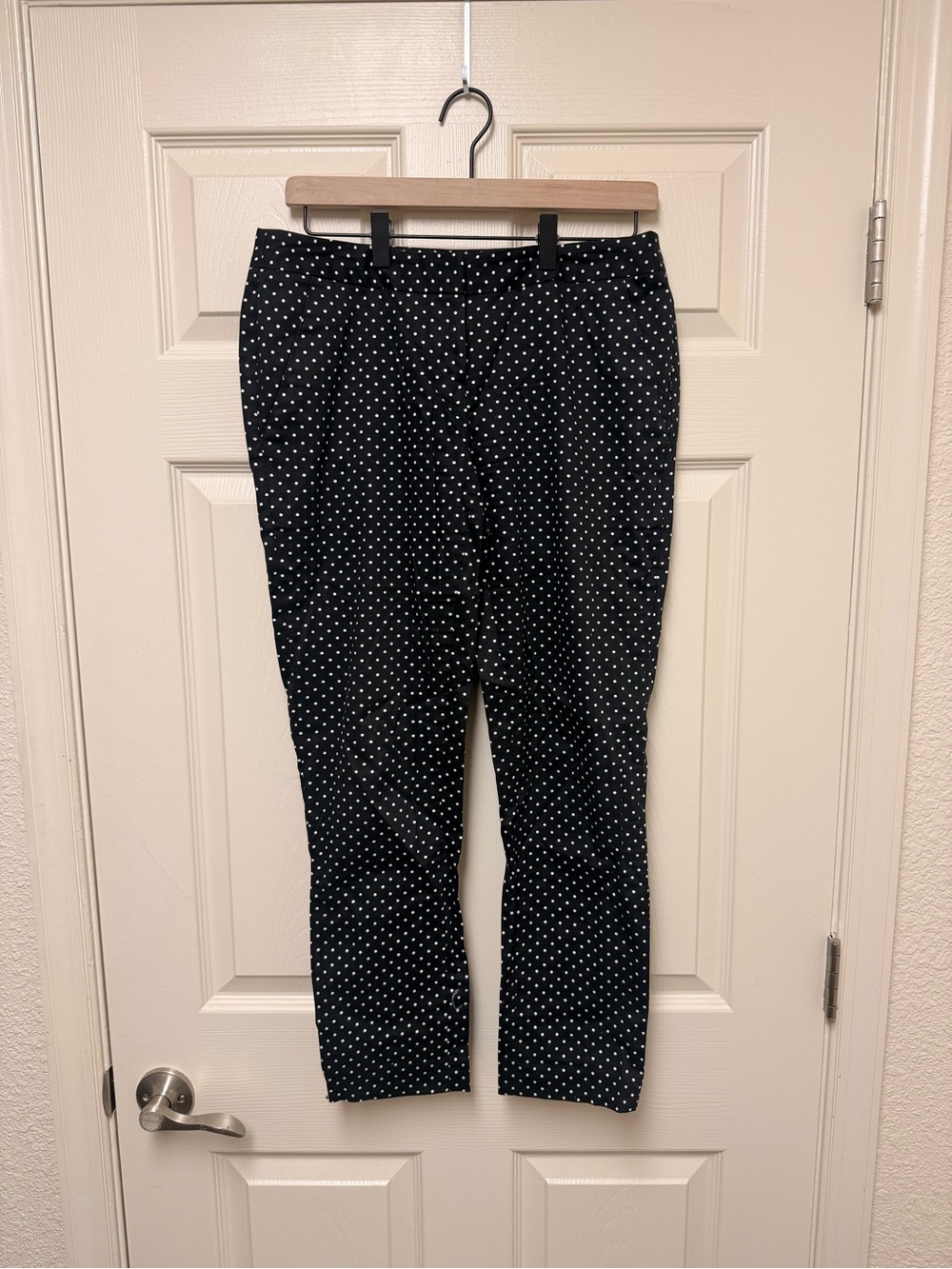 Amanda & Chelsea Black Polka Dot Chinos